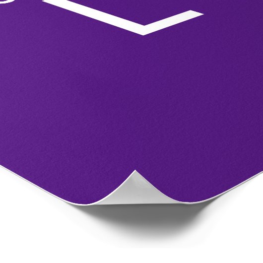 Schalten Sie das Böse aus, um die Liebe Weißrosa H Poster (Ecke)