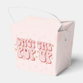 Schalten Sie das Feld Pop Up Gevor aus. Geschenkschachtel (Rückseite)