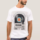 Schalten Sie das LoFi ein T-Shirt (Vorderseite)