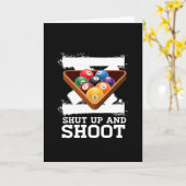 Schalten Sie den Billardpool aus und schießen Sie Karte (Gelbe Blume)