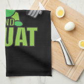 Schalten Sie den Kawaii Anime Powerlifter-Cartoon  Handtuch (Viertel Falte)