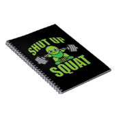 Schalten Sie den Kawaii Anime Powerlifter-Cartoon  Notizblock (Rechte Seite)