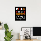 Schalten Sie den Test aus Poster (Heimbüro)