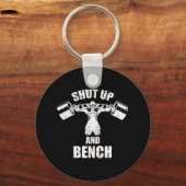 Schalten Sie die Arbeit ab und bench Sie die Arbei Schlüsselanhänger (Vorderseite)