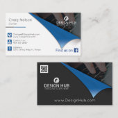 Schalten Sie die berufliche Visitenkarte für den S (Vorne/Hinten)