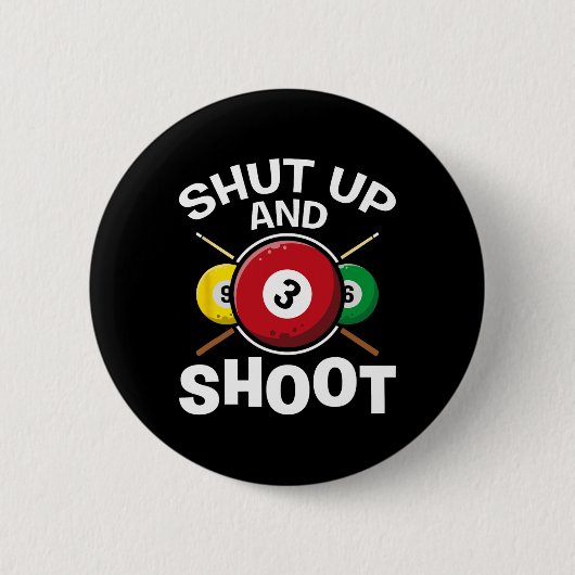 Schalten Sie die Billard-Billard für Snooker-Pools Button (Vorderseite)