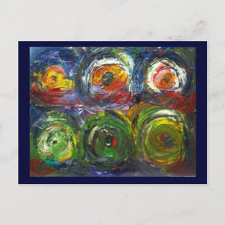 Schalten Sie die Musik auf Postkarte