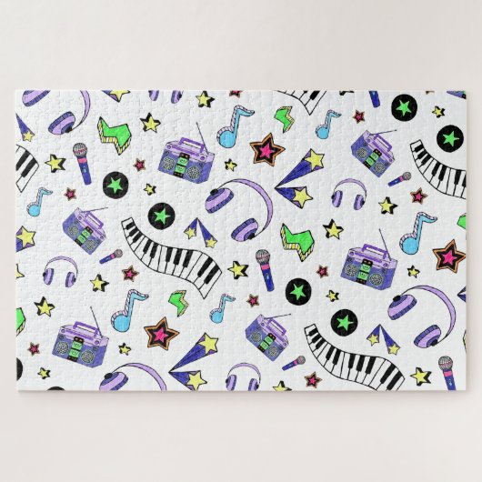 Schalten Sie die Musik ein Puzzle (Horizontal)