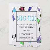 Schalten Sie die Musik hoch Einladung (Vorderseite)