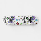 Schalten Sie die Musik hoch Skateboard (Horizontal)