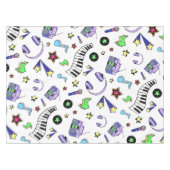 Schalten Sie die Musik hoch Tischdecke (Vorderseite (Horizontal))