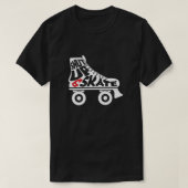 Schalten Sie die Skate der Skate-Roller-Skaten-Gif T-Shirt (Design vorne)