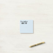 Schalten Sie die sonnigen Snarky Office Supplies I Post-it Klebezettel (Auf Schreibtisch)