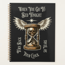 Schalten Sie die Uhr 50 Jahre zurück Planer