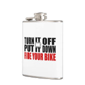 Schalten Sie es aus, legen Sie es ab, fahren Sie m Flachmann (Links)