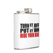 Schalten Sie es aus, legen Sie es ab, fahren Sie m Flachmann (Rechts)