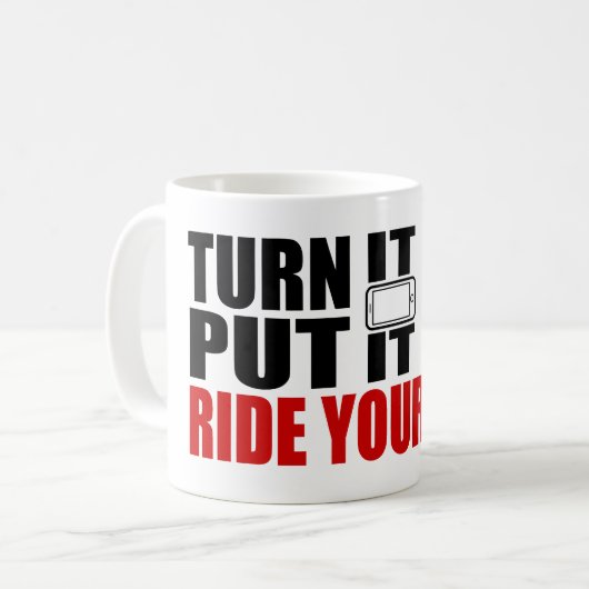 Schalten Sie es aus, legen Sie es ab, fahren Sie m Kaffeetasse (Vorderseite Links)