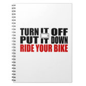 Schalten Sie es aus, legen Sie es ab, fahren Sie m Notizblock (Vorderseite)