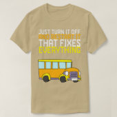 Schalten Sie es einfach aus und starten Sie es neu T-Shirt (Design vorne)