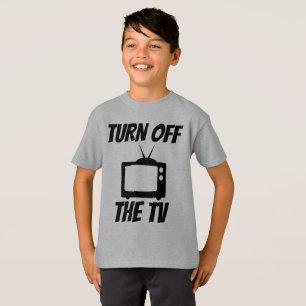 SCHALTEN SIE FERNSEHER-T - SHIRT AUS. KIDEN