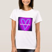 "Schalten Sie Ihr heartlight" T - Shirt ein (Vorderseite)