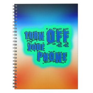 Schalten Sie Ihr Telefon aus Notizblock