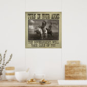 Schalten Sie Ihre Arme ein Poster (Küche)