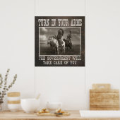 Schalten Sie Ihre Arme ein Poster (Küche)