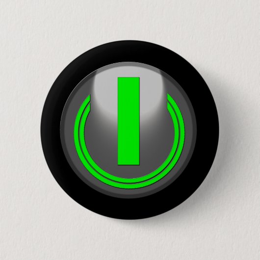 Schalten Sie mich ein Button (Vorderseite)