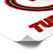 Schalten Sie mich ein Poster (Ecke)