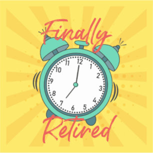 Schalten Sie schließlich den Wecker aus, Aufkleber