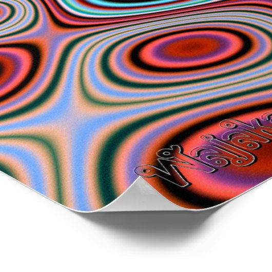 "Schalten Sie sich ein, stimmen Sie ein, lassen Si Poster (Ecke)