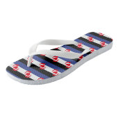 Schalten Sie Stolz Badesandalen (Schrägansicht)