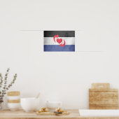 SCHALTEN SIE STOLZ-FLAGGE POSTER (Küche)