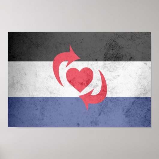 SCHALTEN SIE STOLZ-FLAGGE POSTER (Vorne)
