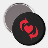 Schalten Sie Stolz Magnet (Vorderseite/Rückseite)