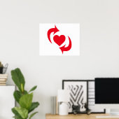 Schalten Sie Stolz Poster (Heimbüro)