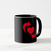 Schalten Sie Stolz Tasse (VorderseiteRechts)