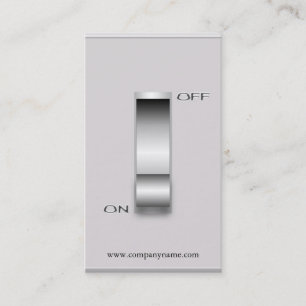 Schalten Sie Visitenkarte-Schablone Visitenkarte