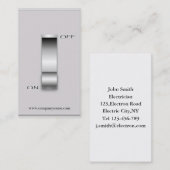 Schalten Sie Visitenkarte-Schablone Visitenkarte (Vorne/Hinten)