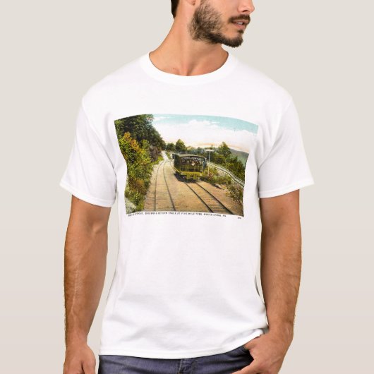Schalten Sie zurück Eisenbahn, Vintages Mauch T-Shirt (Vorderseite)