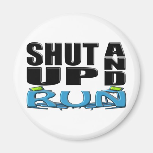SCHALTEN UND LAUFEN (Treadmill) Magnet (Vorne)