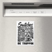Schalter drehen durch Lustiger Elektroingenieur Magnet (In Situ (Geschirrspüler))