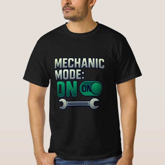 Schalter für Mechanik Ein T - Shirt (Vorderseite)