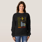 Schalter sind Trippin-Elektro-Motor Sweatshirt (Vorne ganz)