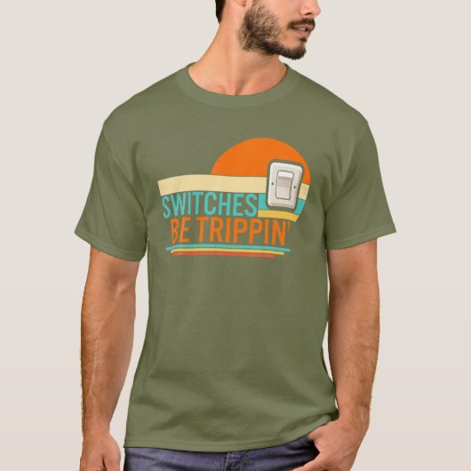 Schalter sind Trippin-Elektro-Motor T-Shirt (Vorderseite)