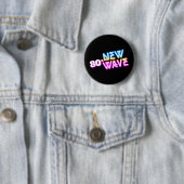 Schaltfläche 80er New Wave Pinback Button (Beispiel)