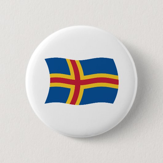 Schaltfläche "Aaland Flag" Button (Vorderseite)