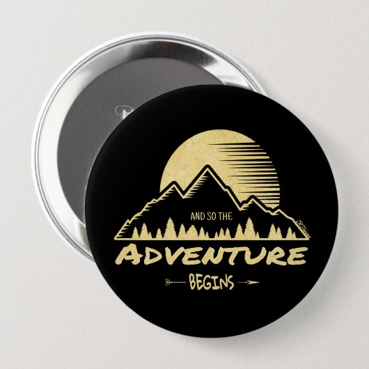 Schaltfläche "Abenteuer beginnt" Button (Vorne & Hinten)