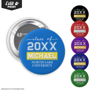 Schaltfläche Abschluss bearbeiten mit Name & Schul Button